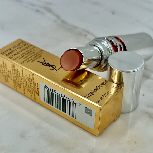 Yves Saint Laurent Other - YSL 💄 Rouge Volupte Candy Glaze Nude Pleasure 4 💄Full Sz(.11 oz) NWT $42 MSRP